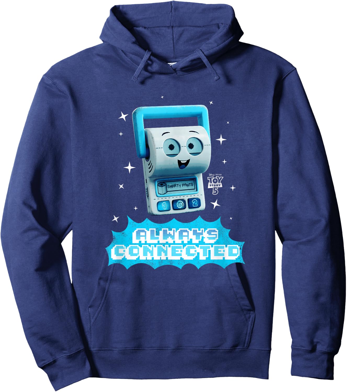 Disney Pixar Toy Story 5 Smarty Pants Always Connected Hoodie - Hoodie | Navy