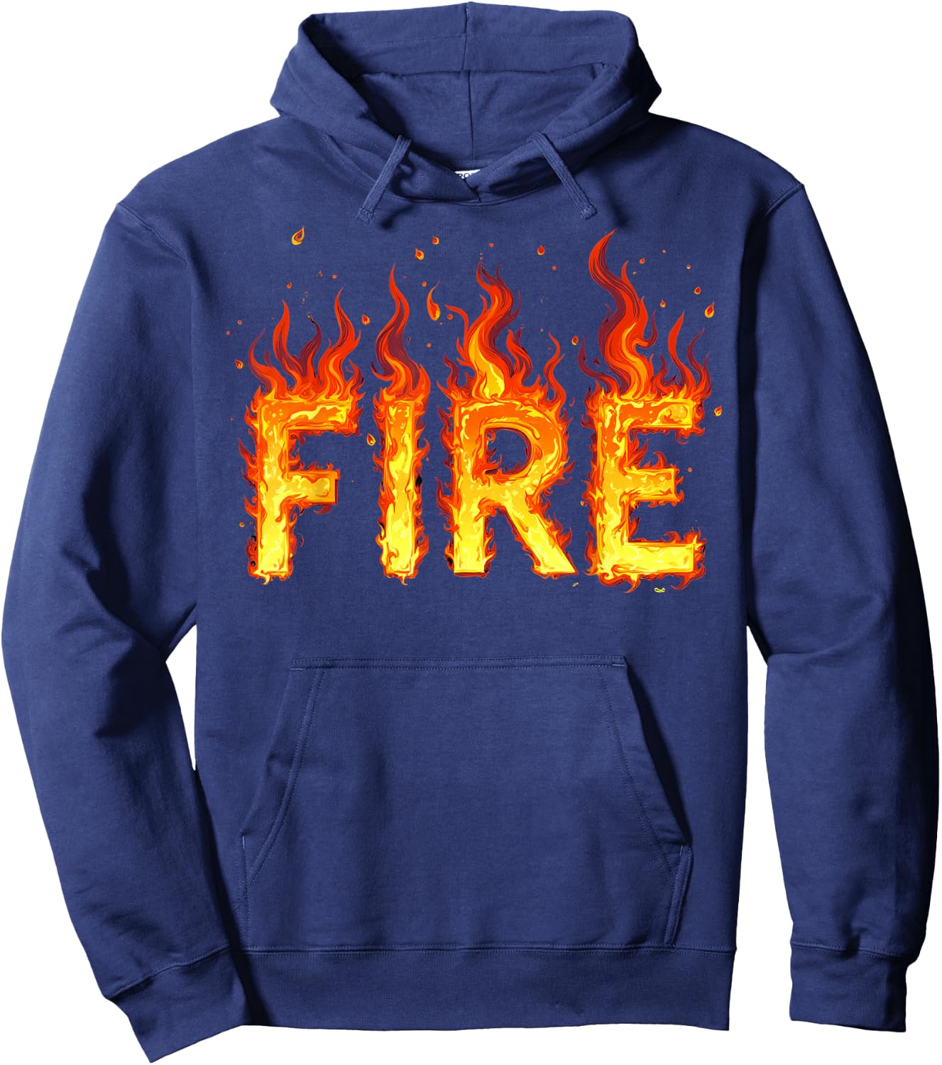 Fire and Ice Matching Funny 2024 Halloween Costume Easy Meme Hoodie - Hoodie | Navy