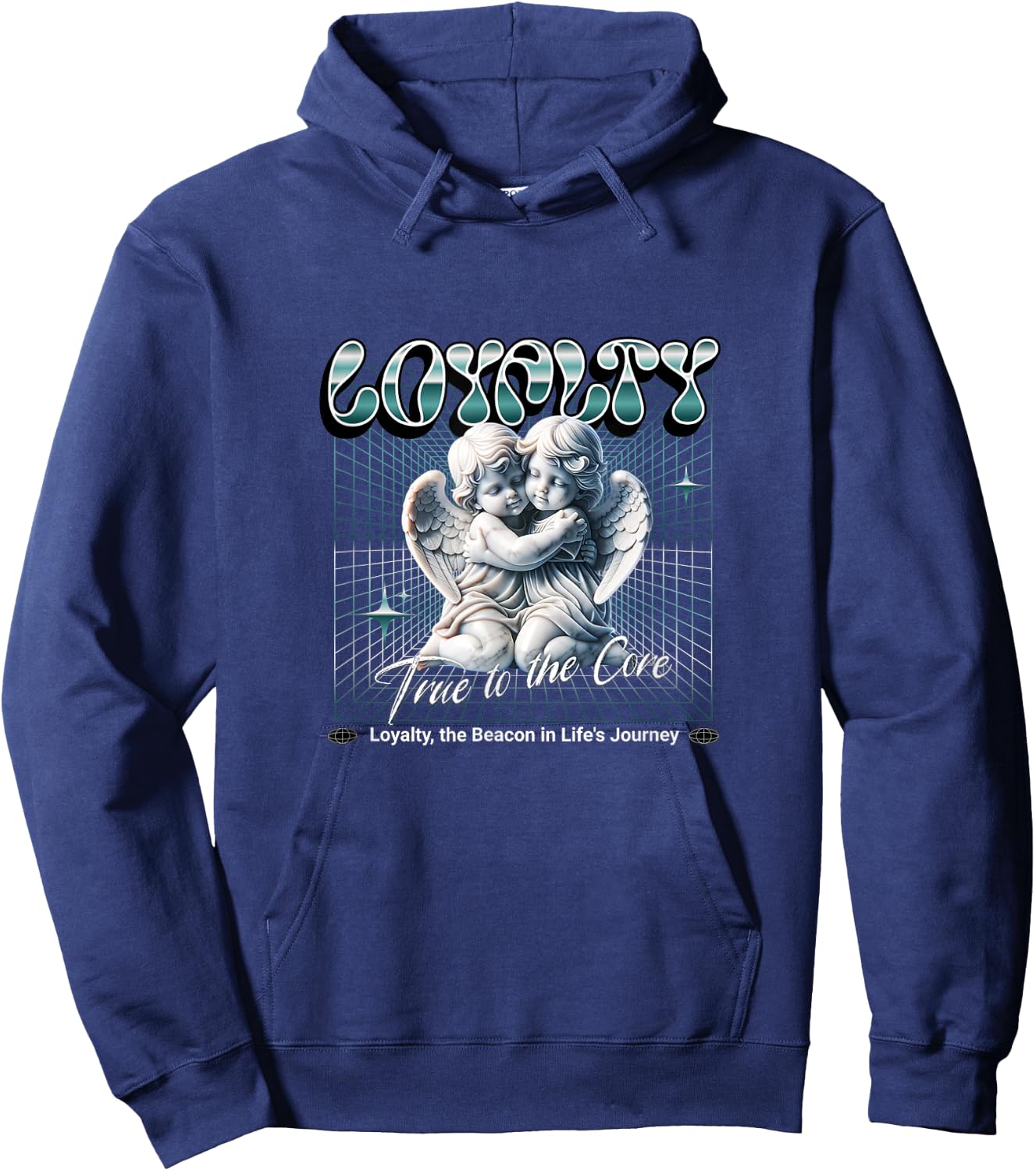 Peace Love And Loyalty - True To The Core Baby Angels Hoodie - Hoodie | Navy