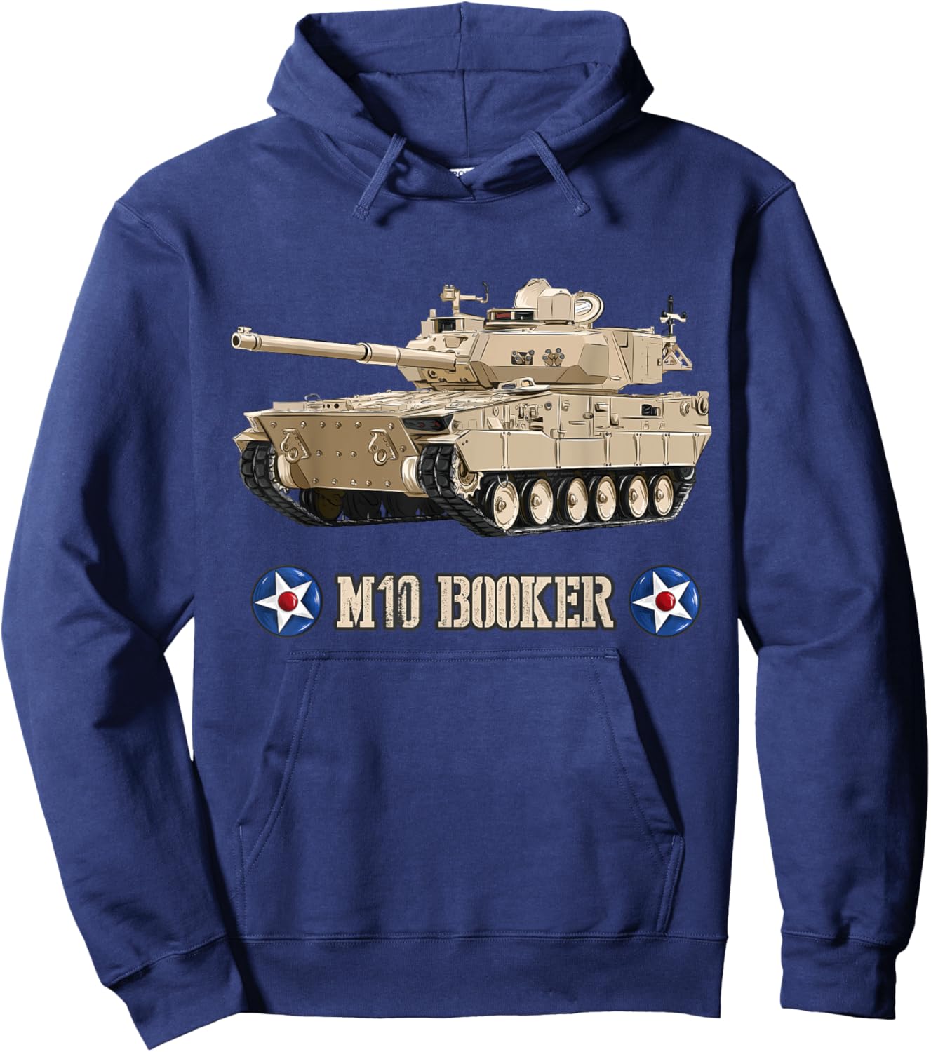 US Military M10 Booker army armoured fighting vehicle Hoodie - Hoodie | Navy