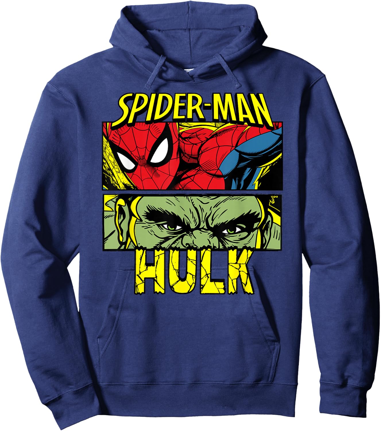 Marvel Studios Spider-Man: BND Movie 2026 Spidey & The Hulk Hoodie - Hoodie | Navy