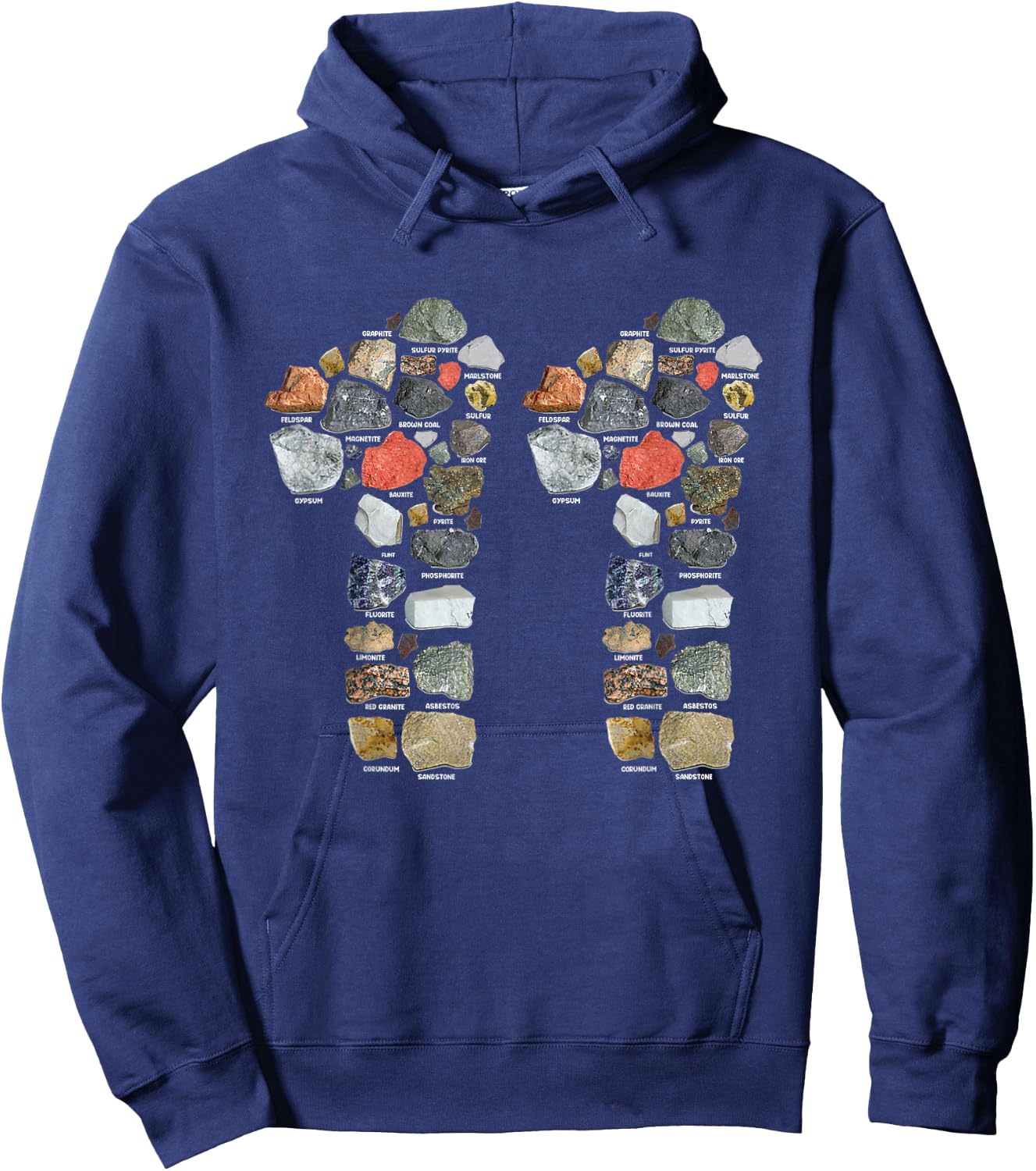 Geology 11 years Old Rock Collecting 11th Birthday Hoodie - Hoodie | Navy