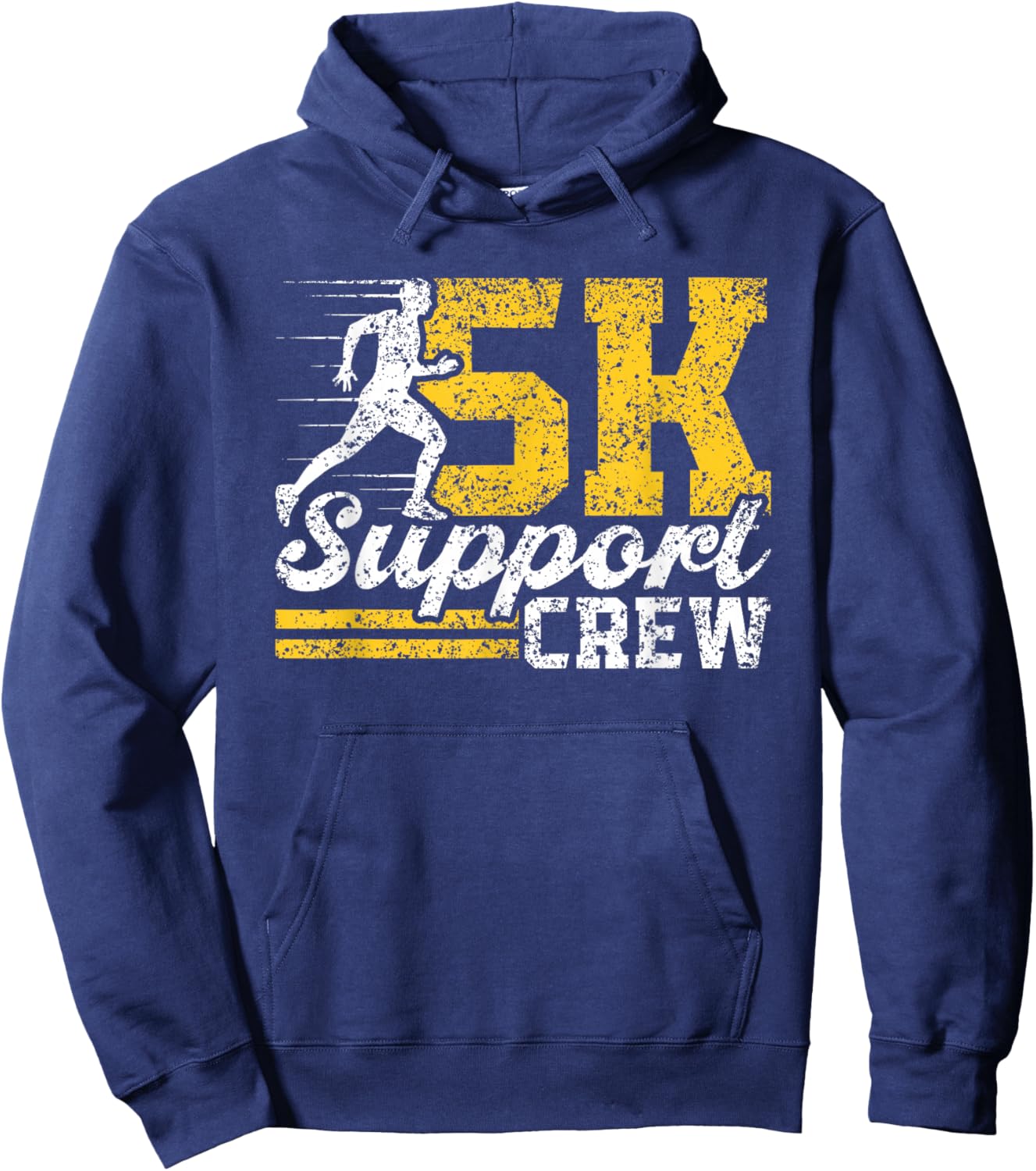 5K Support Crew Run Runner Running Race 5K Hoodie - Hoodie | Navy