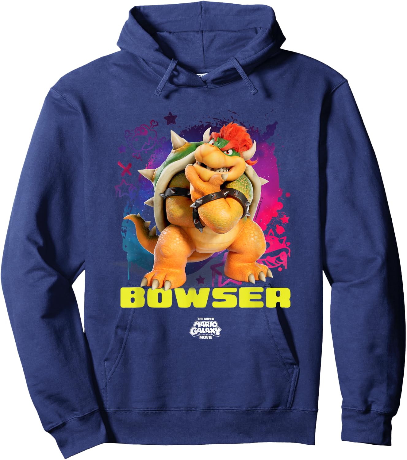 The Super Mario Galaxy Movie Cool Bowser Hoodie - Hoodie | Navy