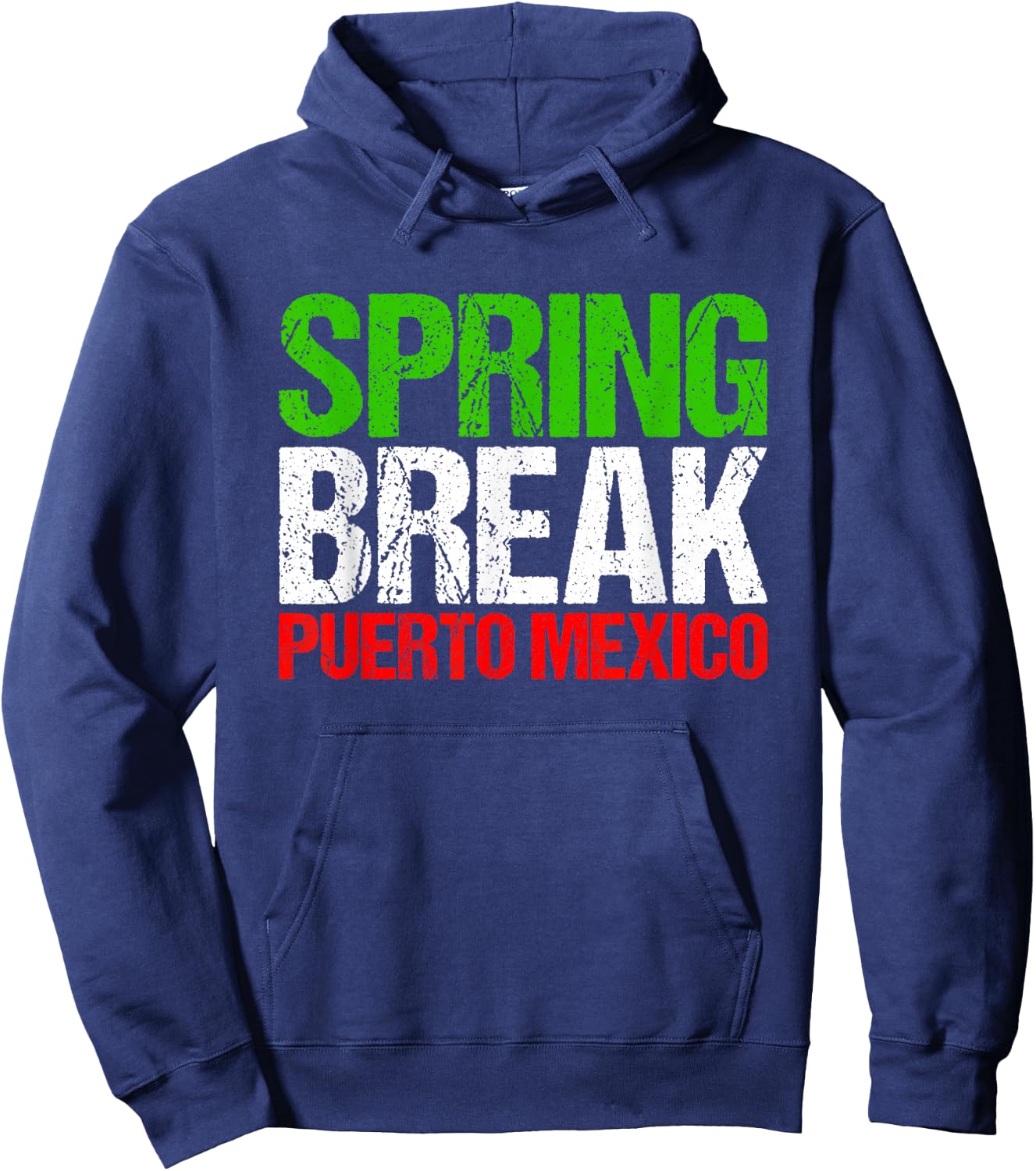 Spring Break Puerto Mexiko Hoodie - Hoodie | Navy