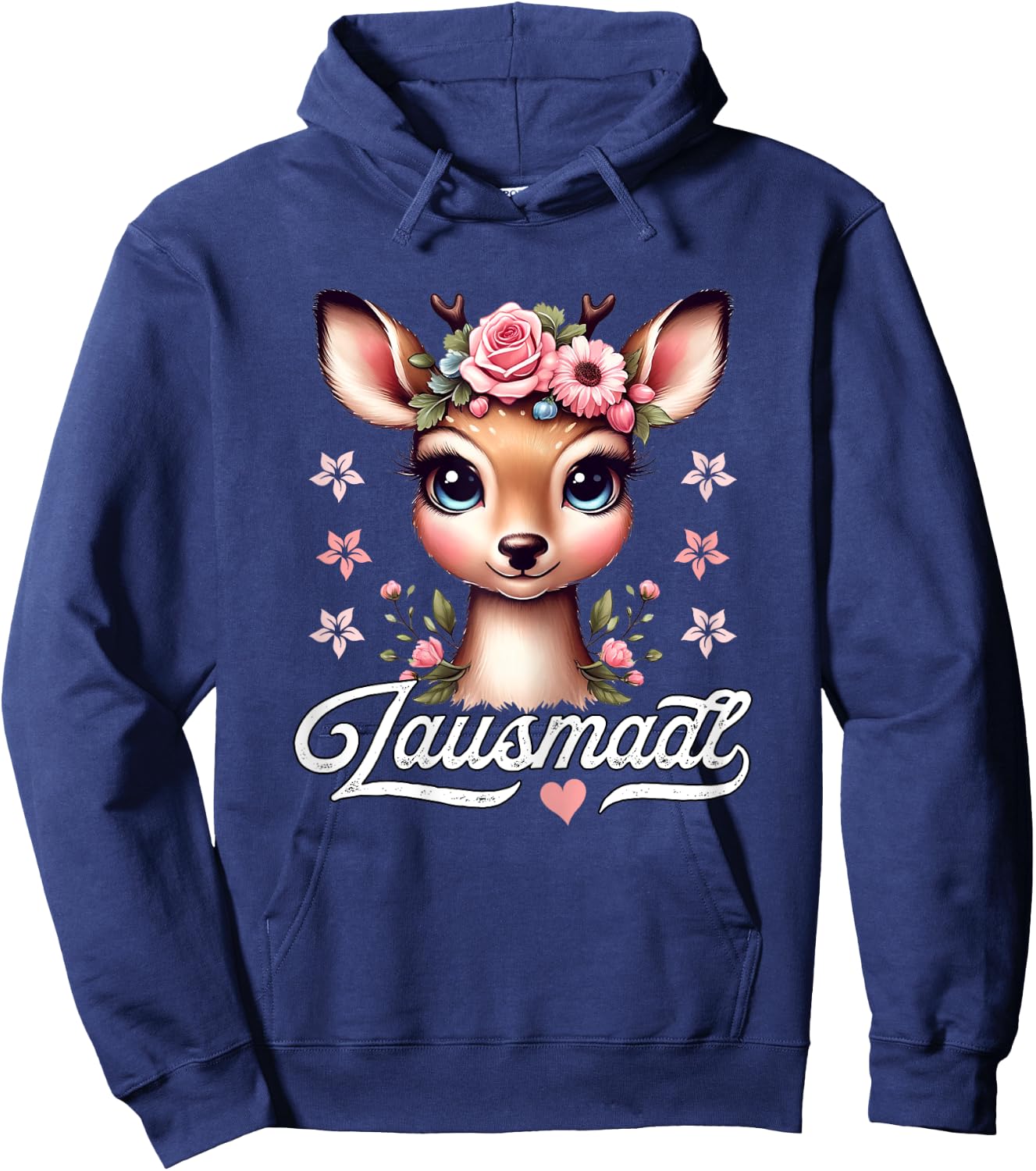 Women's Lausmadl Children's Costume Shirt Girls Costume Hoodie - Hoodie | Navy