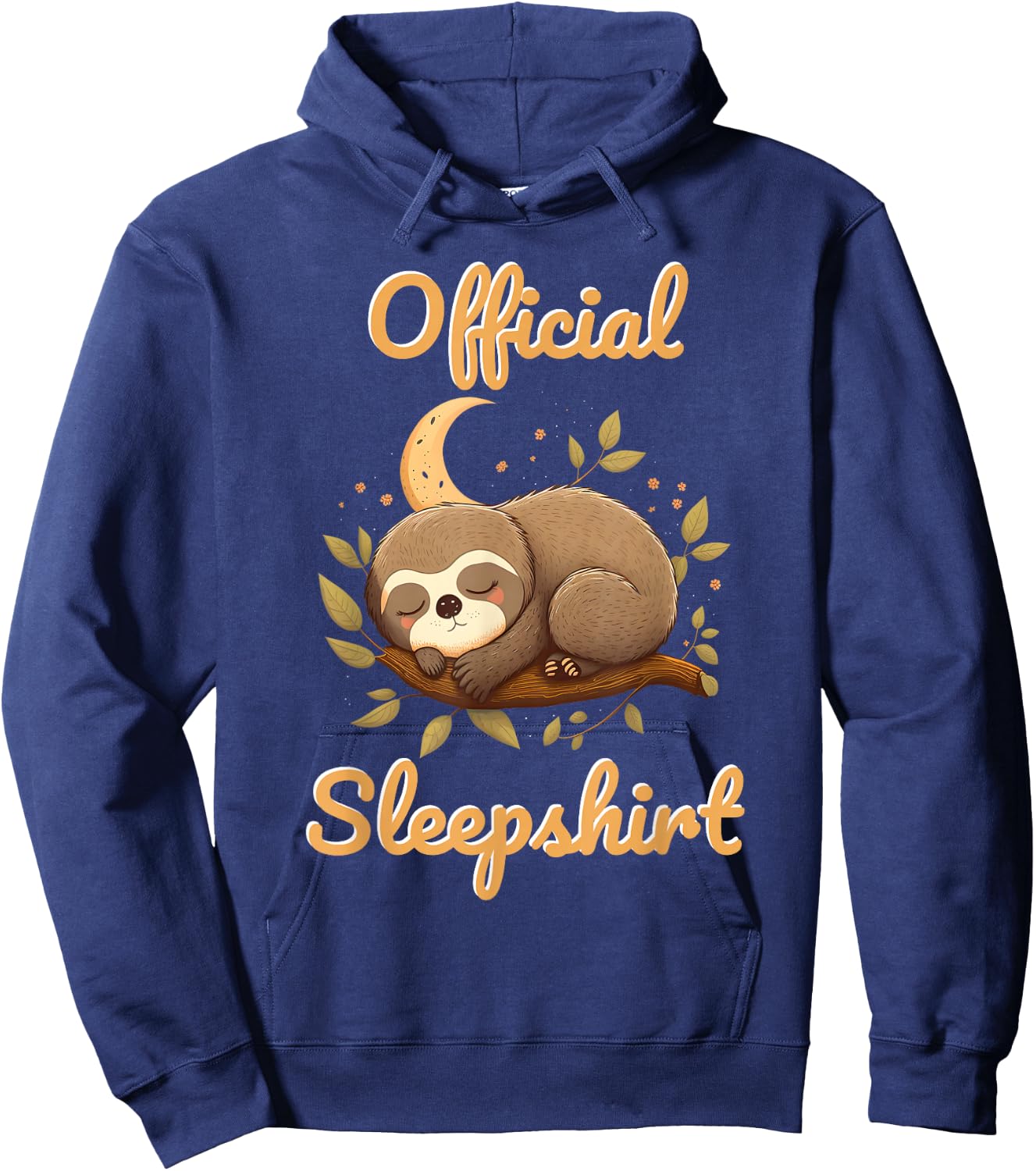 Sloth Official Sleep Shirt Hoodie - Hoodie | Navy