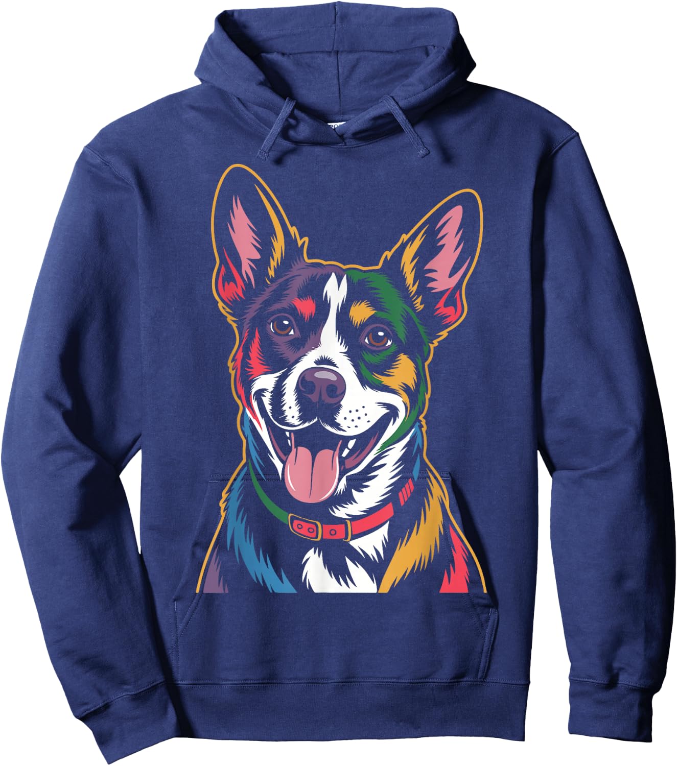 Colorful Jack Russell Terrier Hoodie - Hoodie | Navy