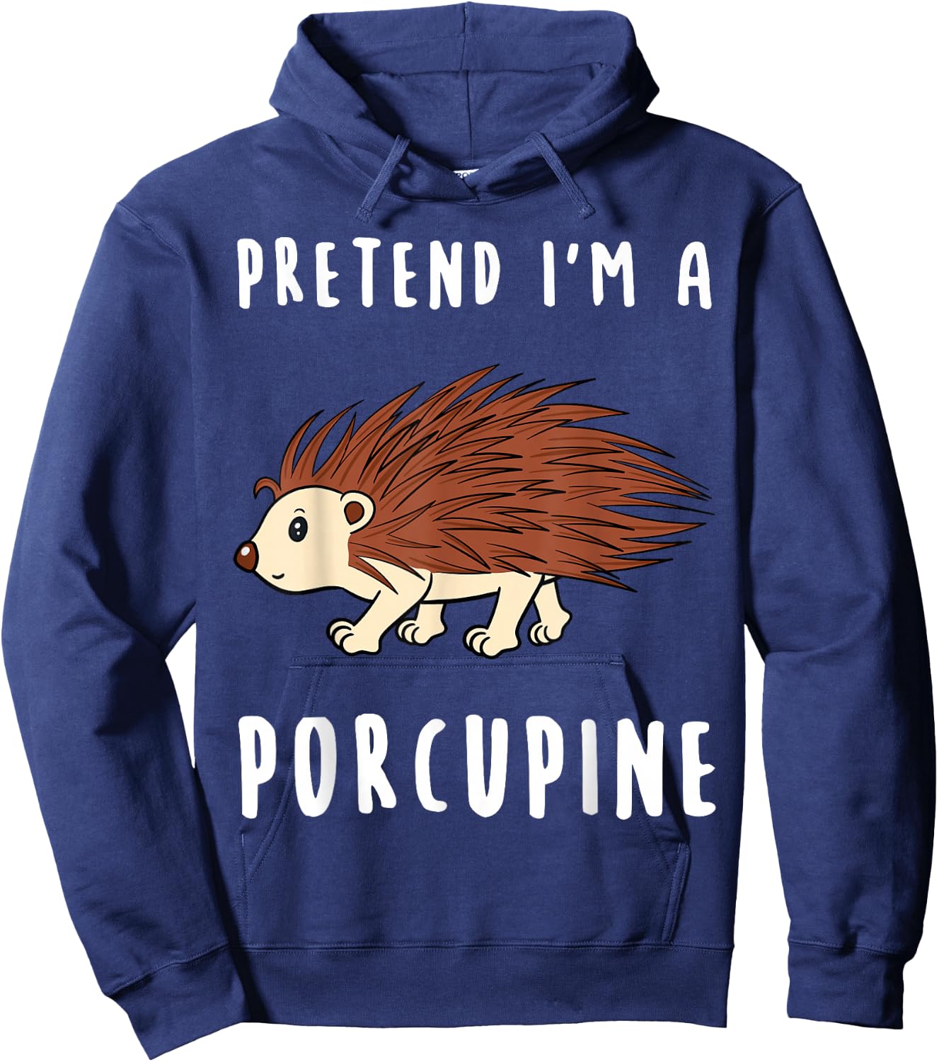 Porcupine Owner Quill Pig Rodent Spines Veterinarian Breeder Hoodie - Hoodie | Navy