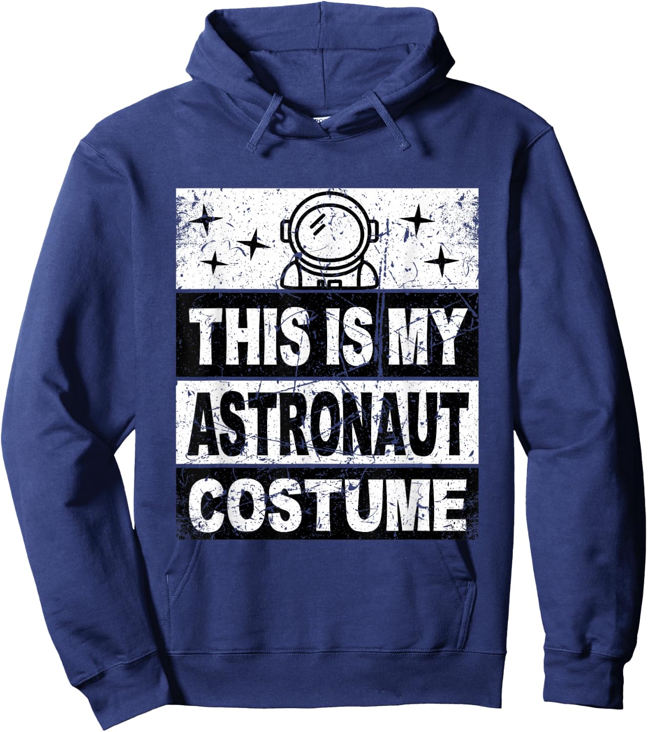 Retro Astronaut Costume for Kids Women Men Boys Girls Hoodie - Hoodie | Navy