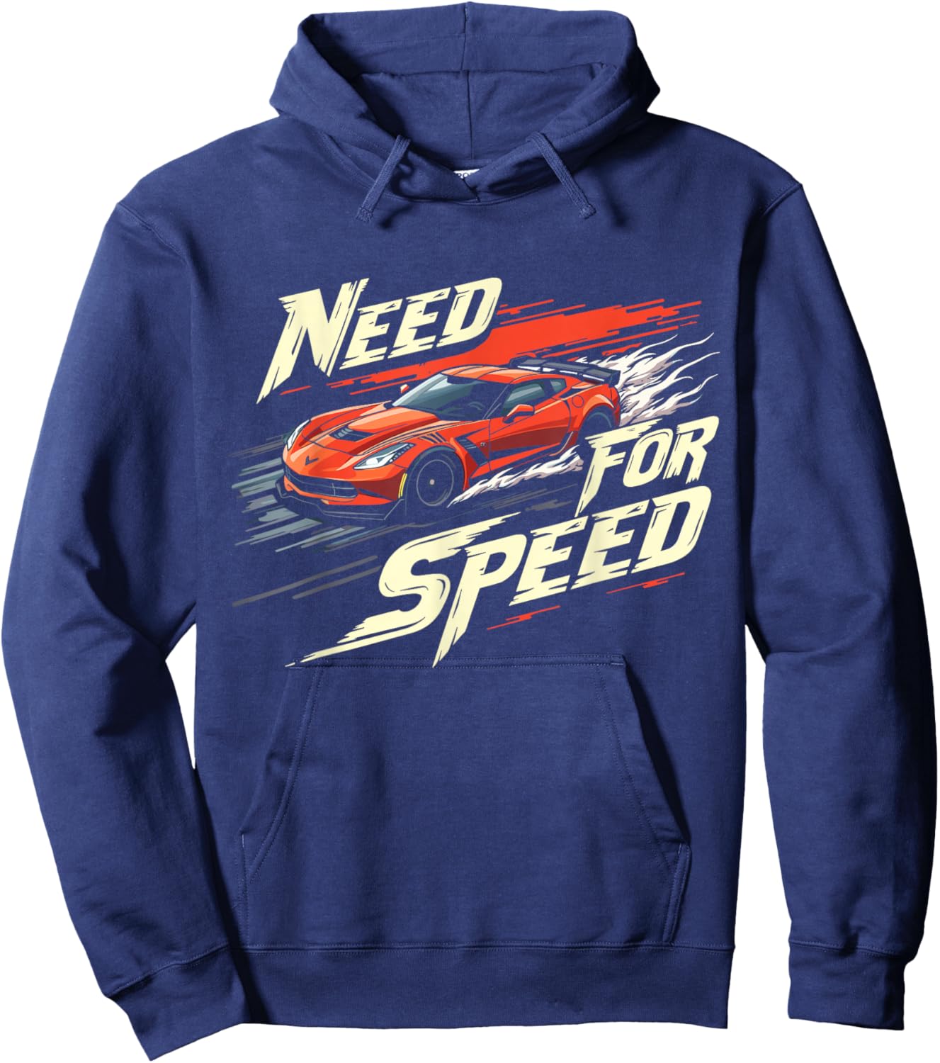 Need for Speed High-Octane Racing Graphic Design , black Hoodie - Hoodie | Navy
