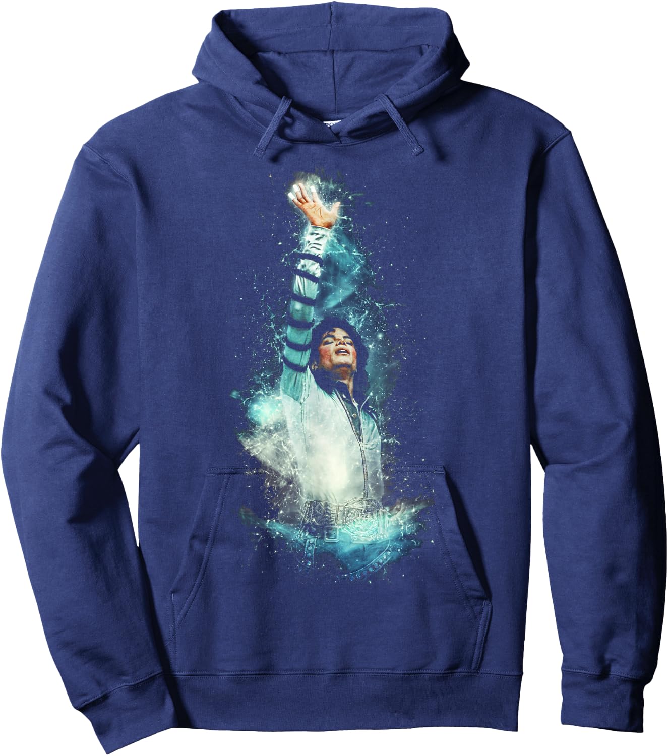 Michael Jackson Bad World Tour 1988 , Black, , S Hoodie - Hoodie | Navy