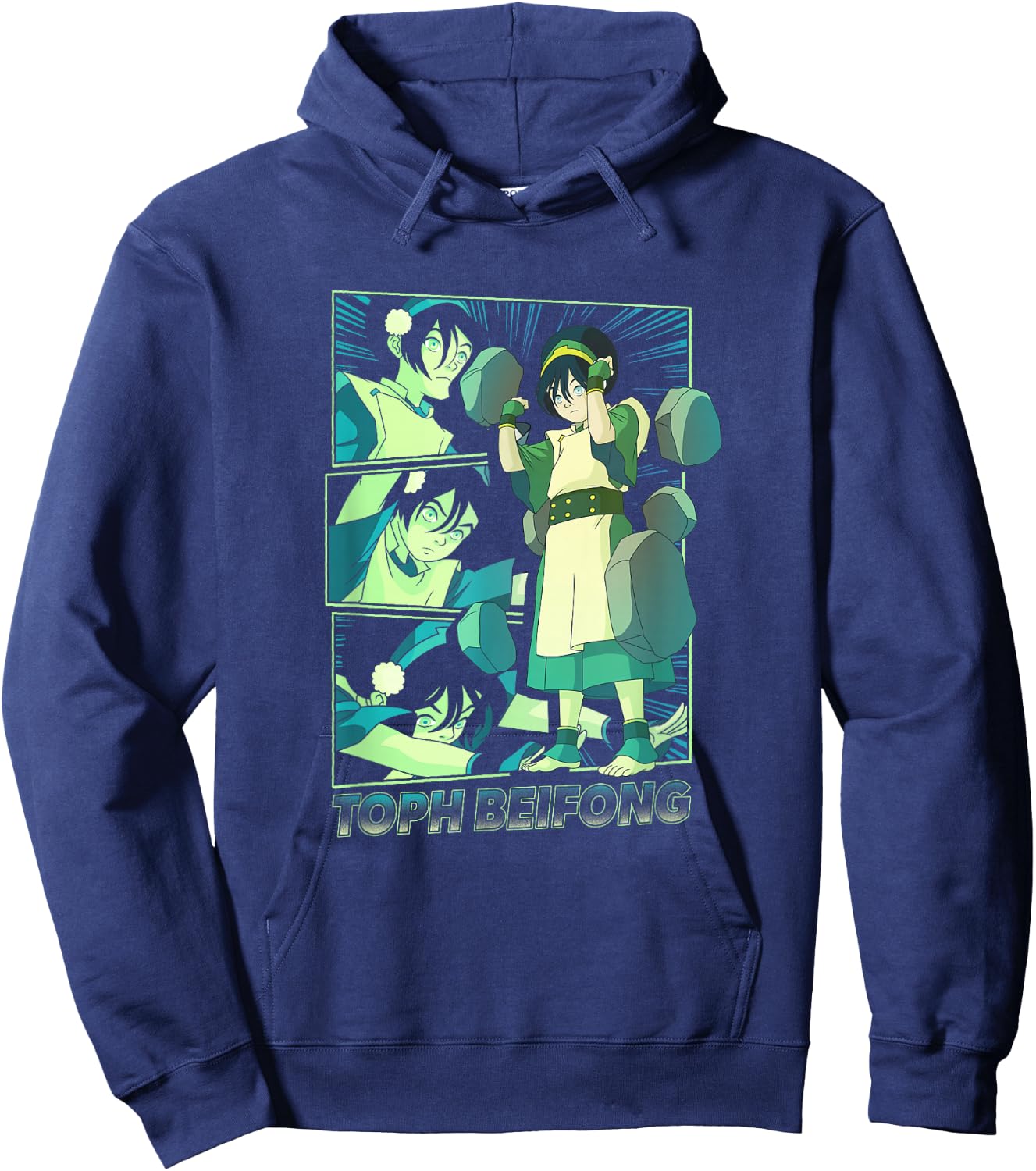 Avatar: The Last Airbender Toph Beifong Earthbending Master Hoodie - Hoodie | Navy