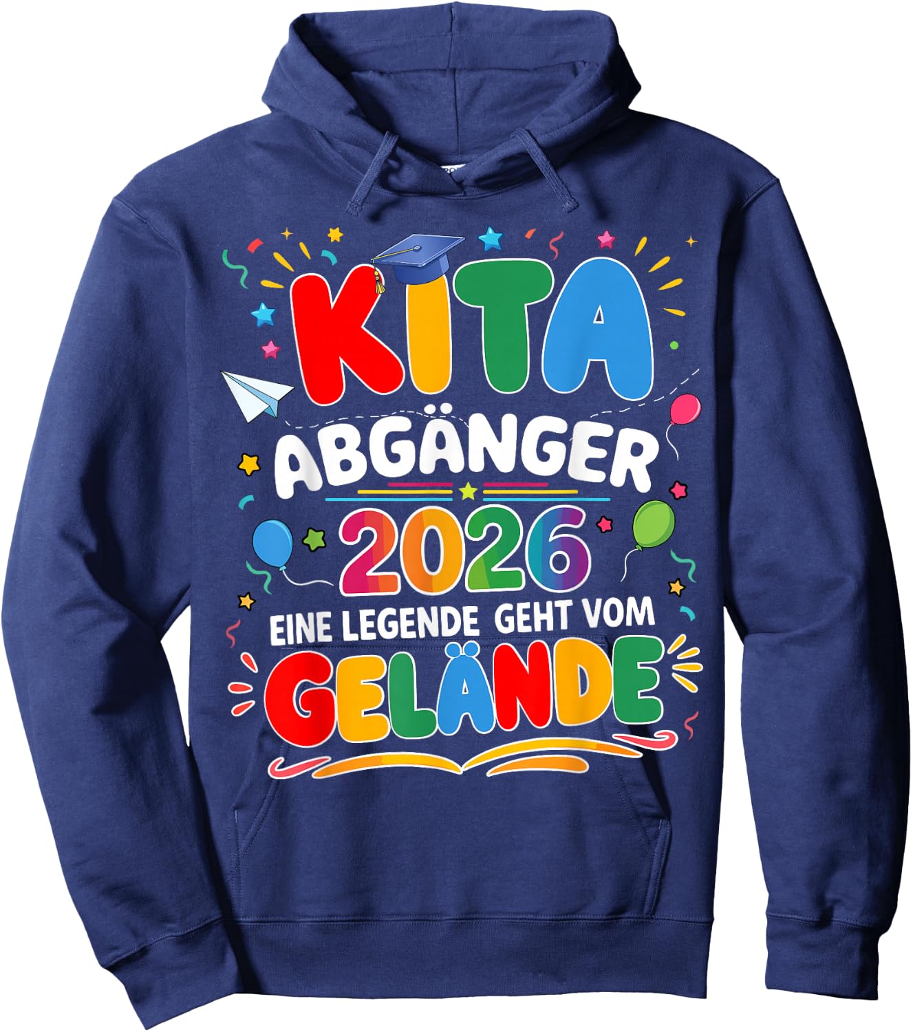 Kita abgänger 2026 Einschulung Schulkind Junge mädchen Hoodie - Hoodie | Navy