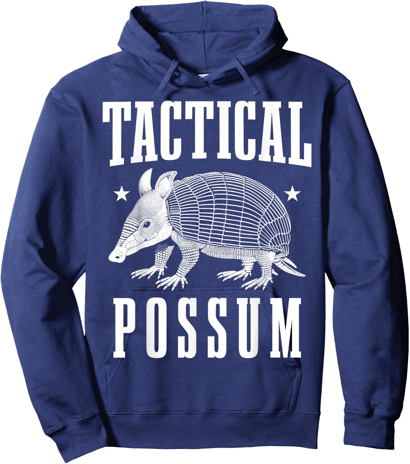 Tactical Possum Funny Armadillo Hunting Hunter Hoodie - Hoodie | Navy