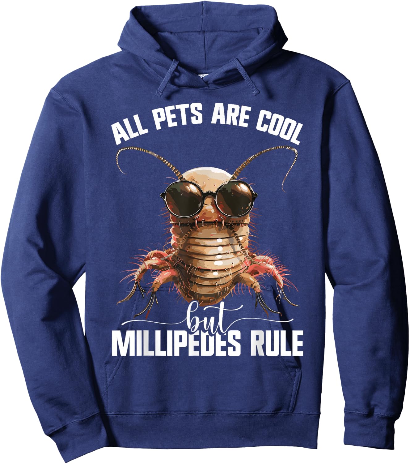 Millipedes Lover Entomologist Arthropod Enclosure Millipede Hoodie - Hoodie | Navy