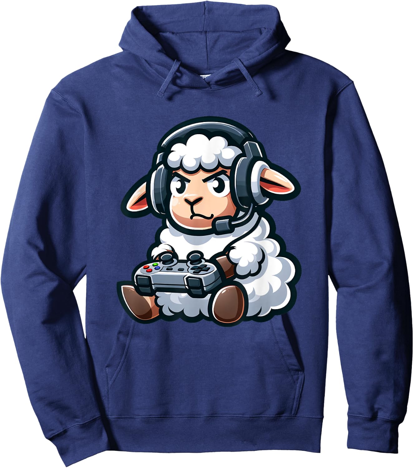 Funny Sheep Gamer Video Games Boys Girls Kids Hoodie - Hoodie | Navy