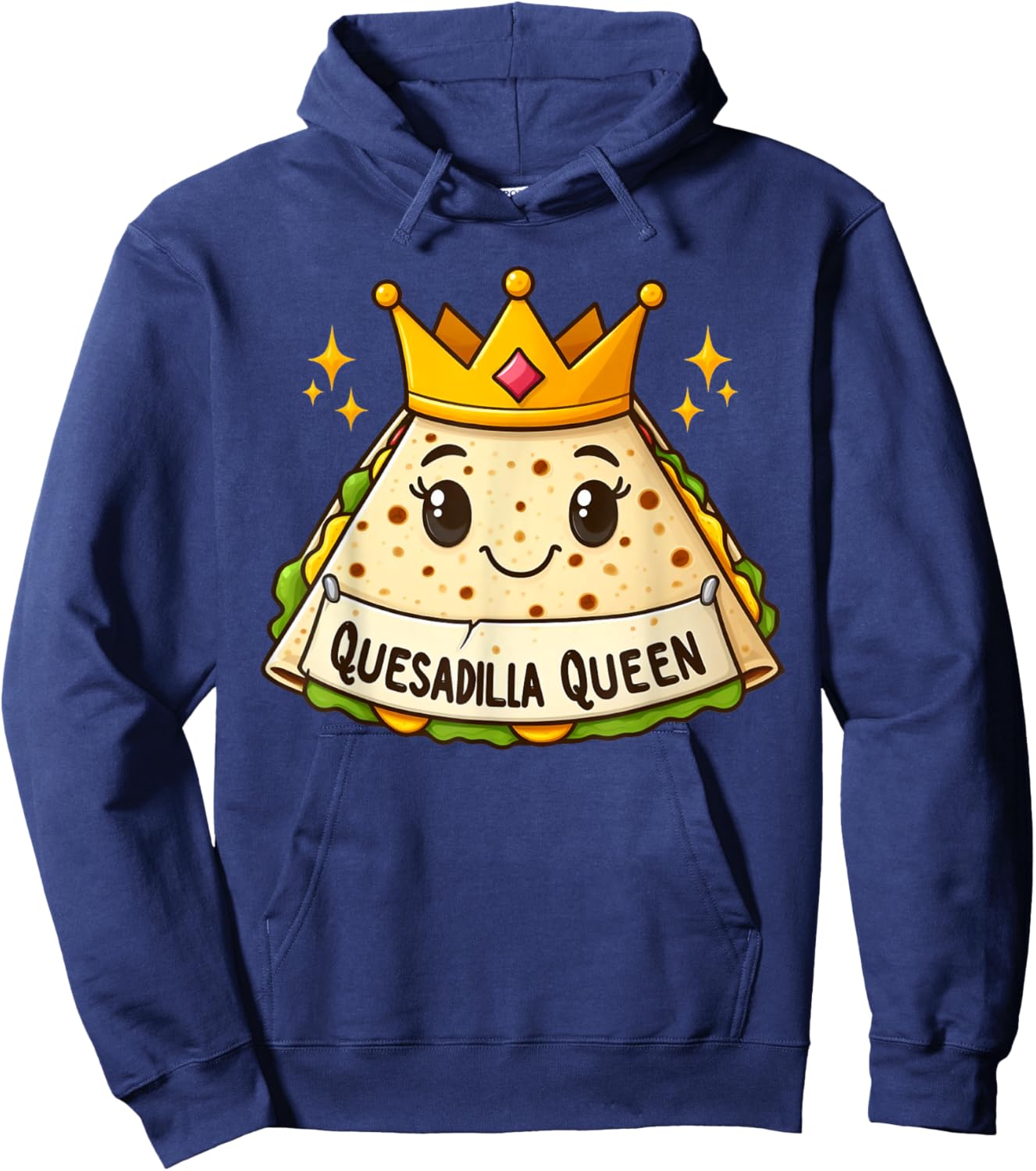 Quesadilla Queen Cinco De Mayo Kids Girls Women Hoodie - Hoodie | Navy