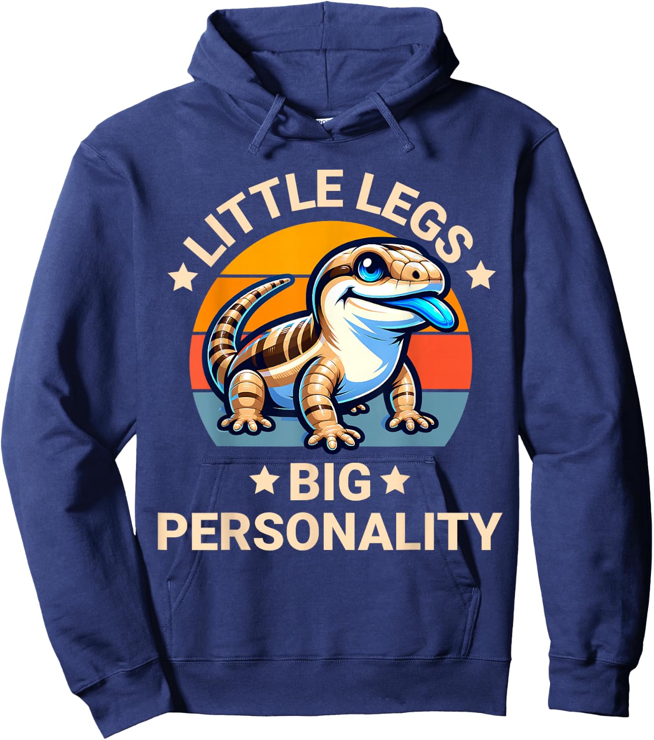 Blue Tongue Skink Owner Hoodie - Hoodie | Navy