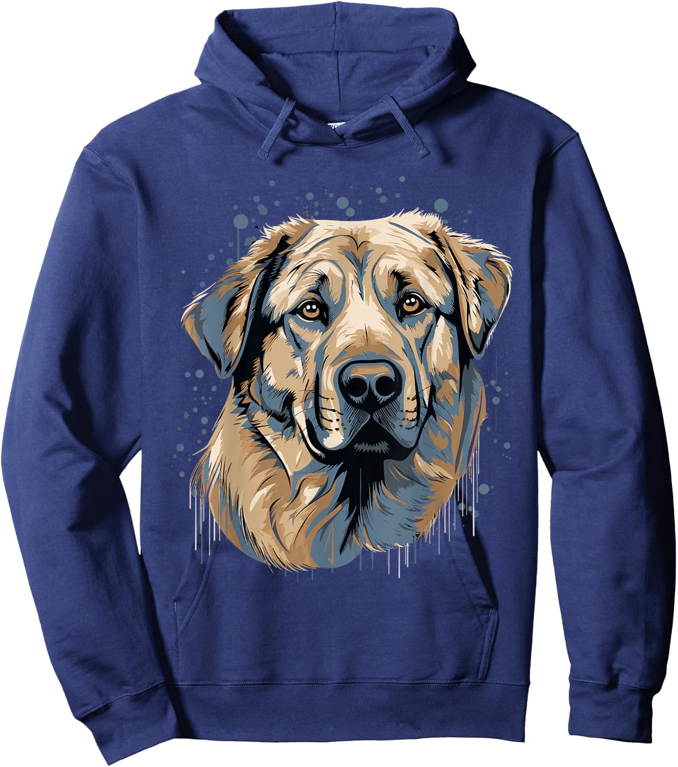 Kangal Shepherd Dog Breed Face Kangal Hoodie - Hoodie | Navy