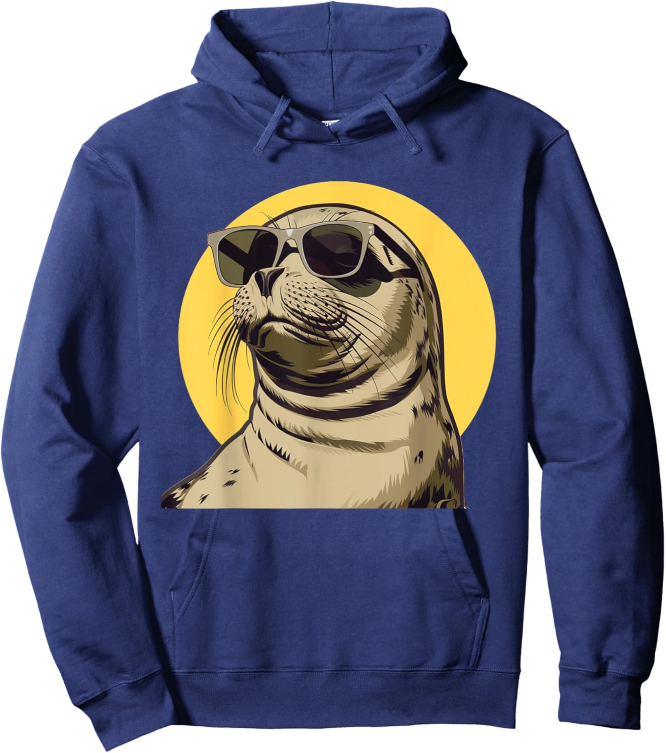 Perfect seal outfit with sunglasses for boys and girls Hoodie - Hoodie | Navy