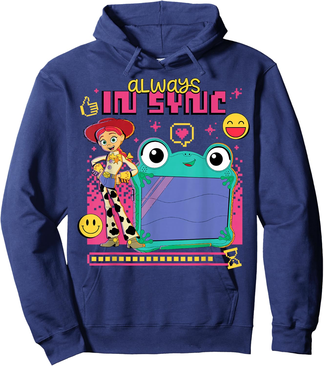 Disney Pixar Toy Story 5 Always in Sync Jessie and Lilypad Hoodie - Hoodie | Navy