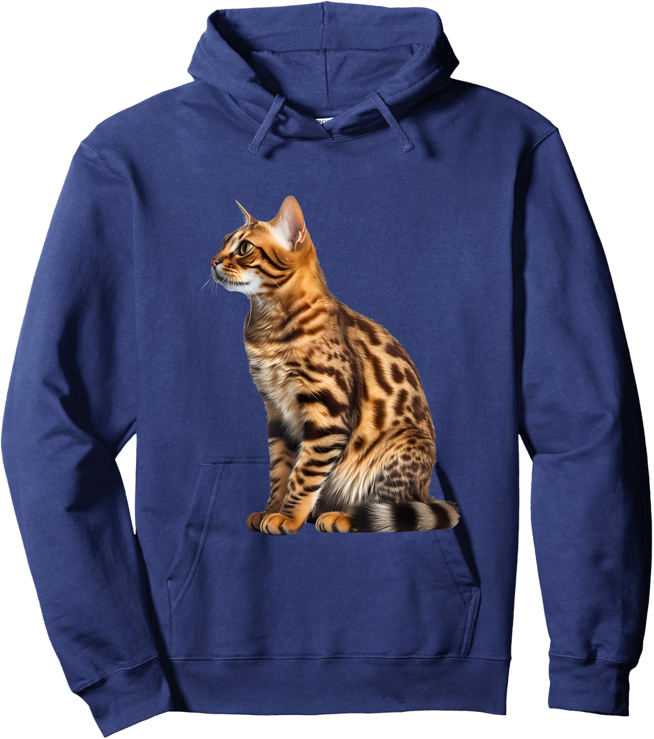 Bengalkatzen-Porträt Hoodie - Hoodie | Navy