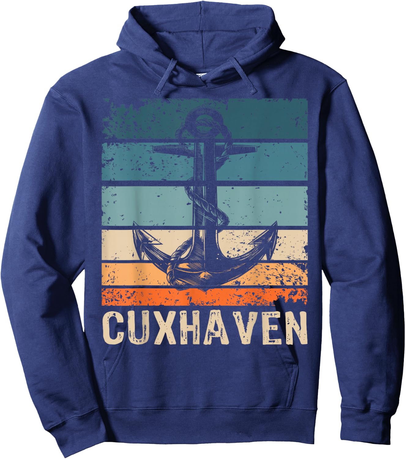 Funny Cuxhavener Sayings North Sea Coast City Cuxhaven , black Hoodie - Hoodie | Navy