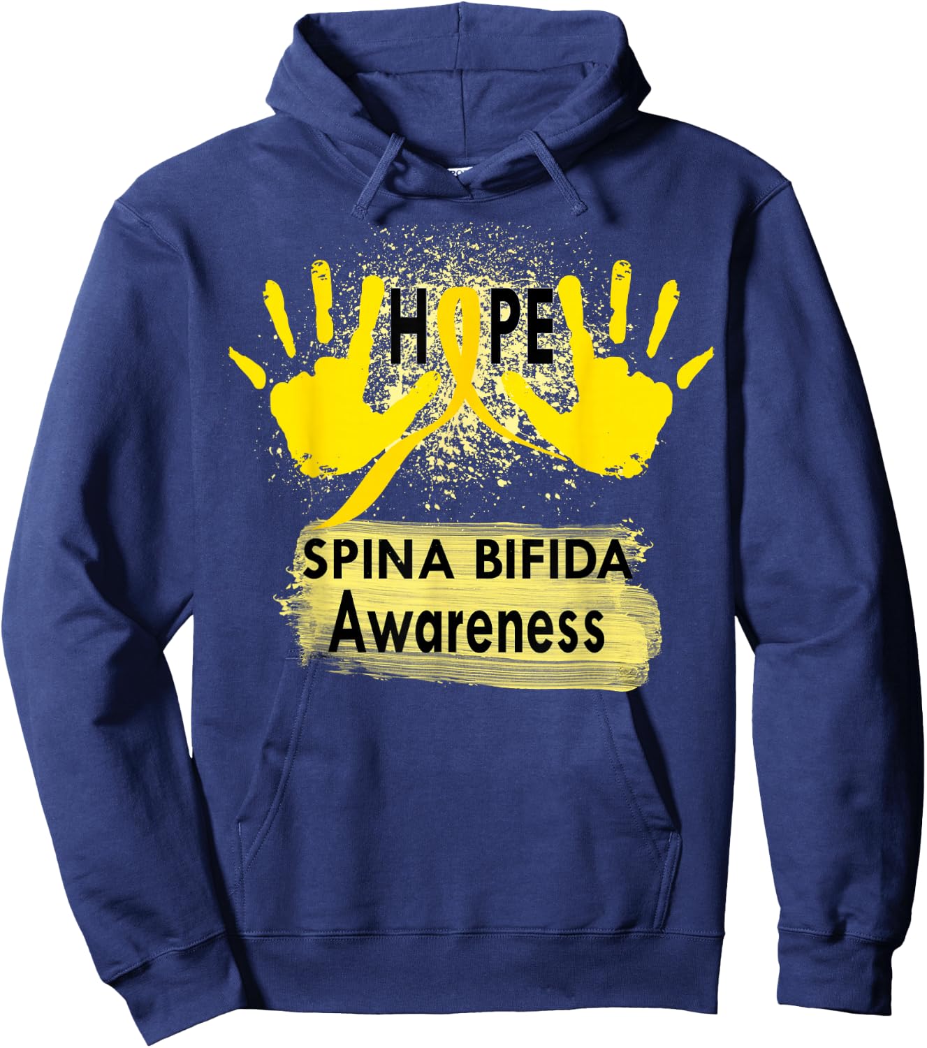 Spina Bifida Awareness Hoodie - Hoodie | Navy