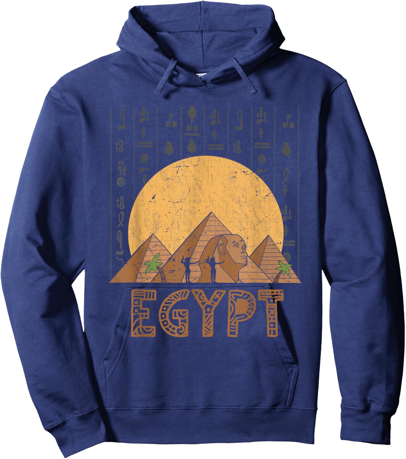 Ägyptische Pyramiden Sphinx Pharao Ägypter Geschenk Ägypten Hoodie - Hoodie | Navy