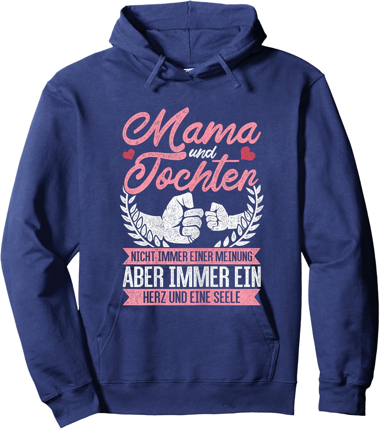 Mama Muttertag Mutter Und Tochter Geschenk Hoodie - Hoodie | Navy
