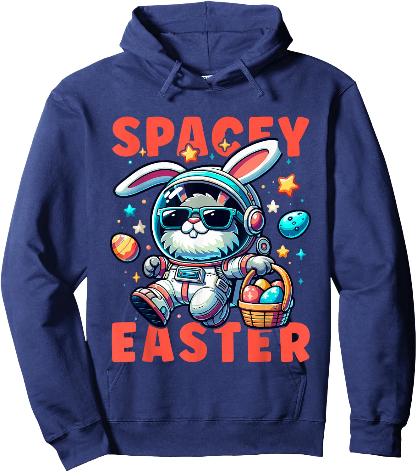 Astronaut Osterhase Jungen Mädchen Osternest Frohe Ostern Hoodie - Hoodie | Navy
