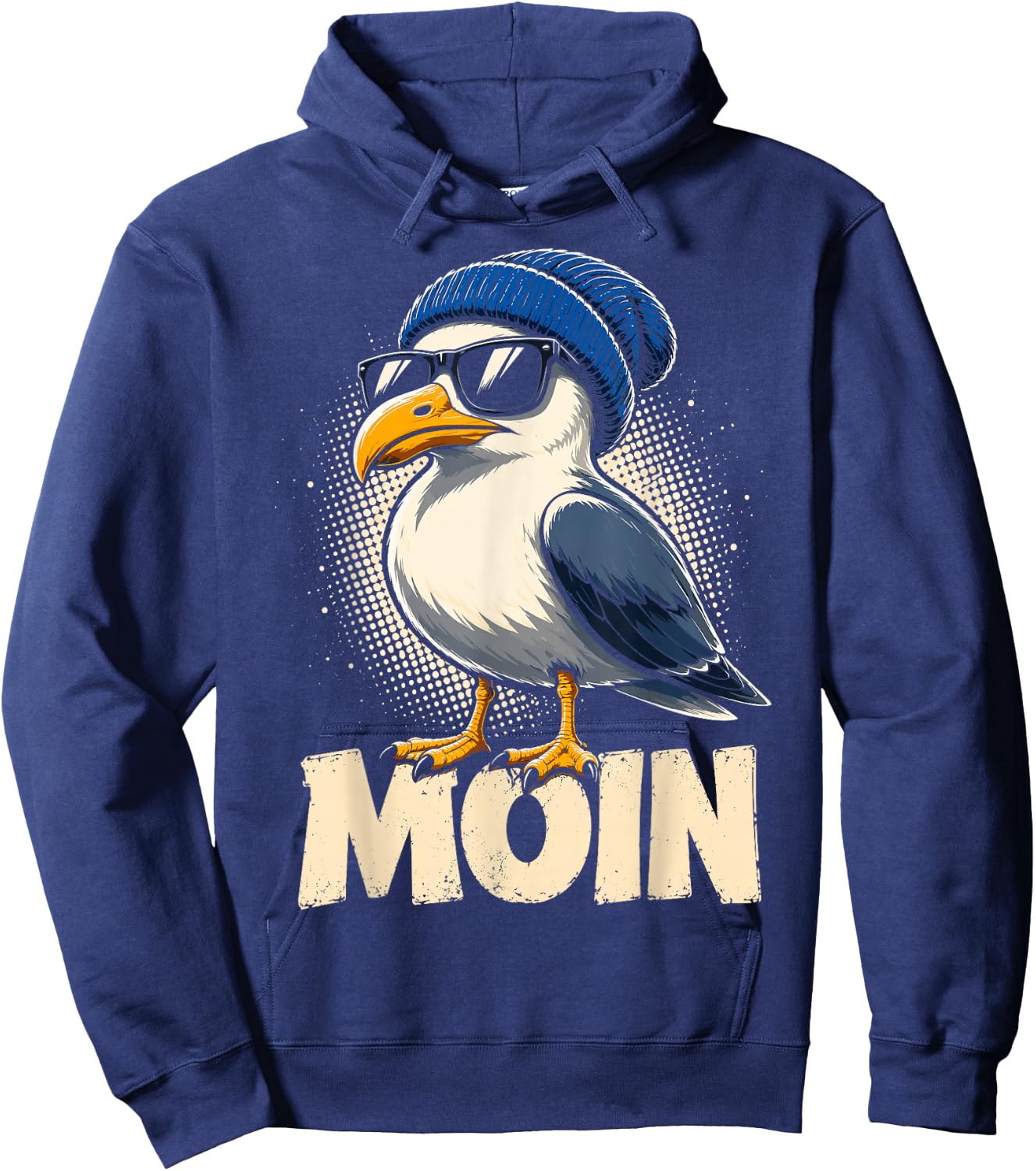 Moin Plattdeutsch Norddeutschland Ostfriesland Ostsee Moin Hoodie - Hoodie | Navy