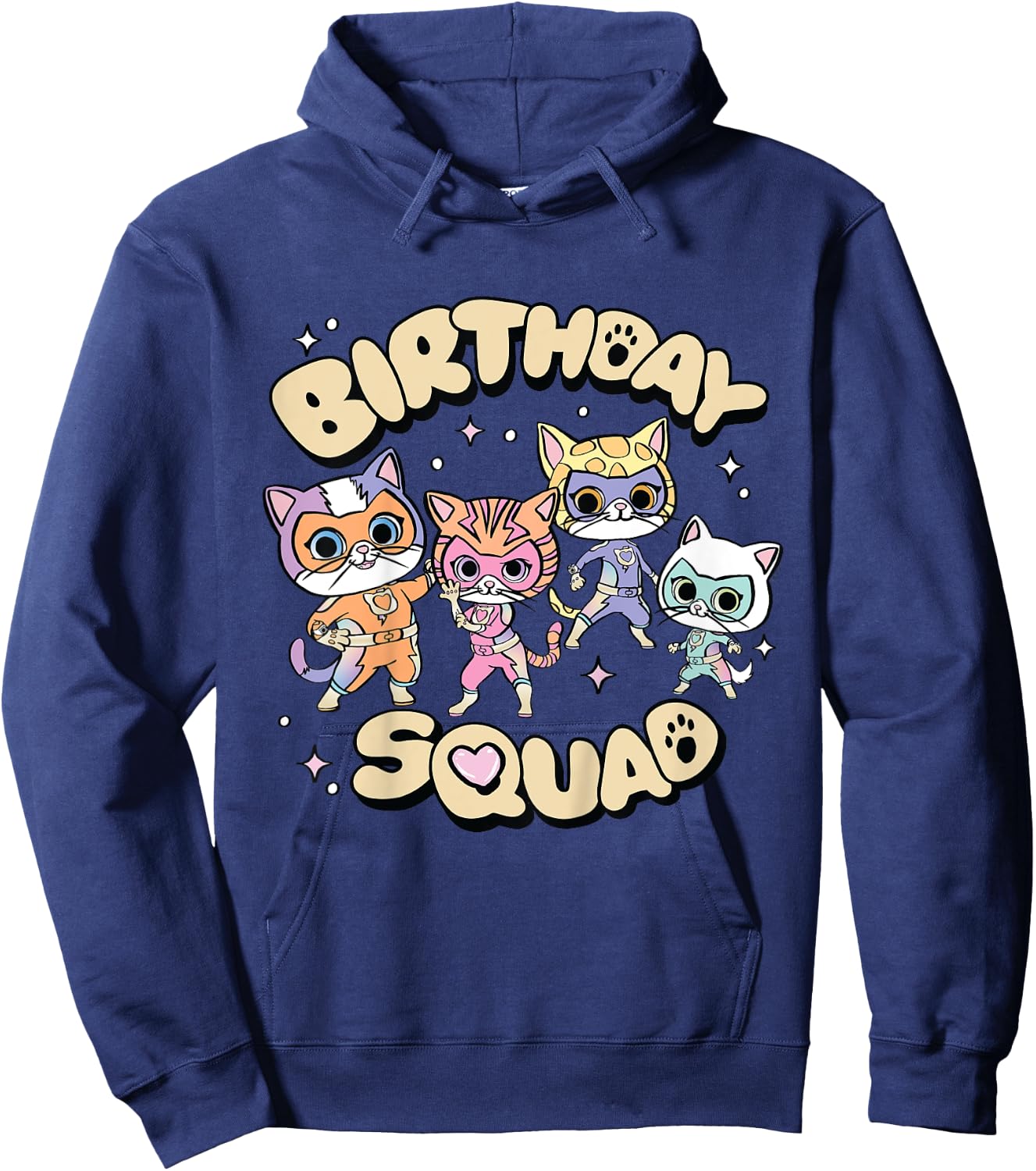Disney Jr. SuperKitties "Birthday Squad" Party Trip Matching Hoodie - Hoodie | Navy