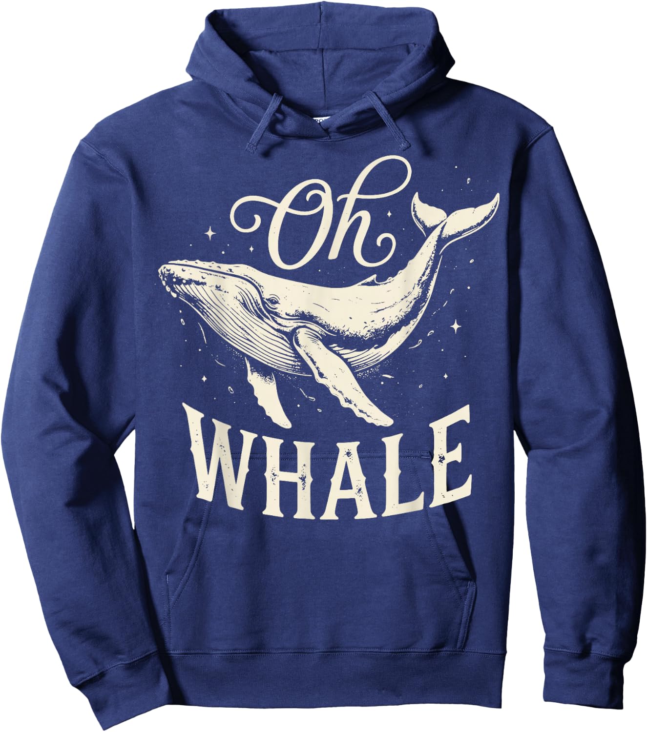 Oh Whale Hoodie - Hoodie | Navy