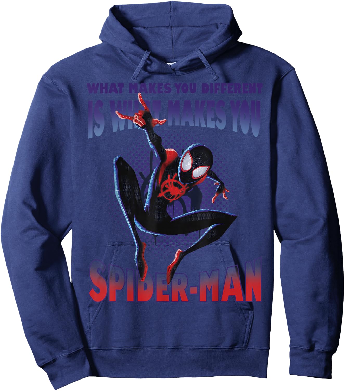 Marvel Spider-Man: Into The Spider-Verse What Makes You Hoodie - Hoodie | Navy