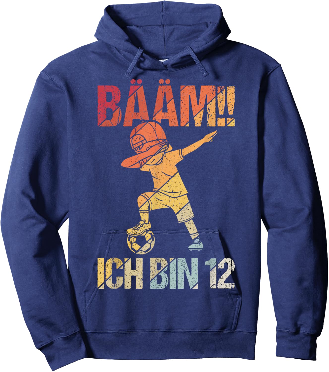 BÄÄM Ich bin 12 Dabbing Geburtstagsshirt 12 Jahre Jungs Hoodie - Hoodie | Navy