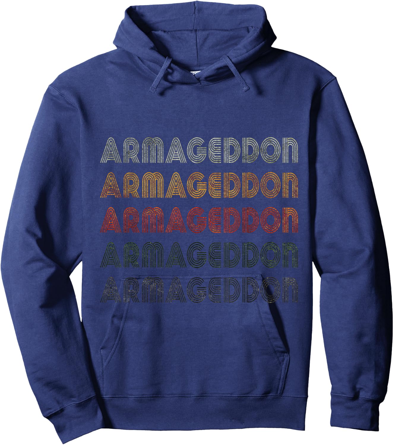 Love Heart Armageddon Grunge Vintage Black Armageddon Hoodie - Hoodie | Navy