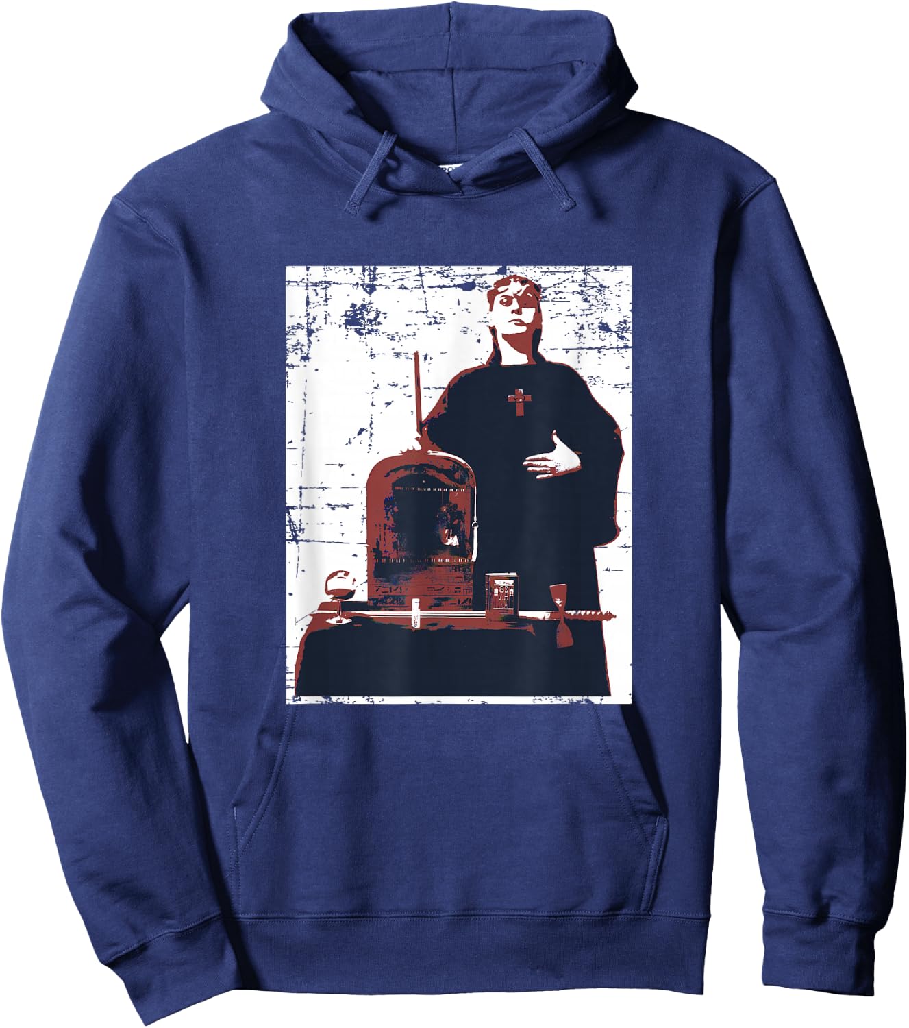 Crowley The Magus Thelema Magician Ceremonial Magick Hoodie - Hoodie | Navy