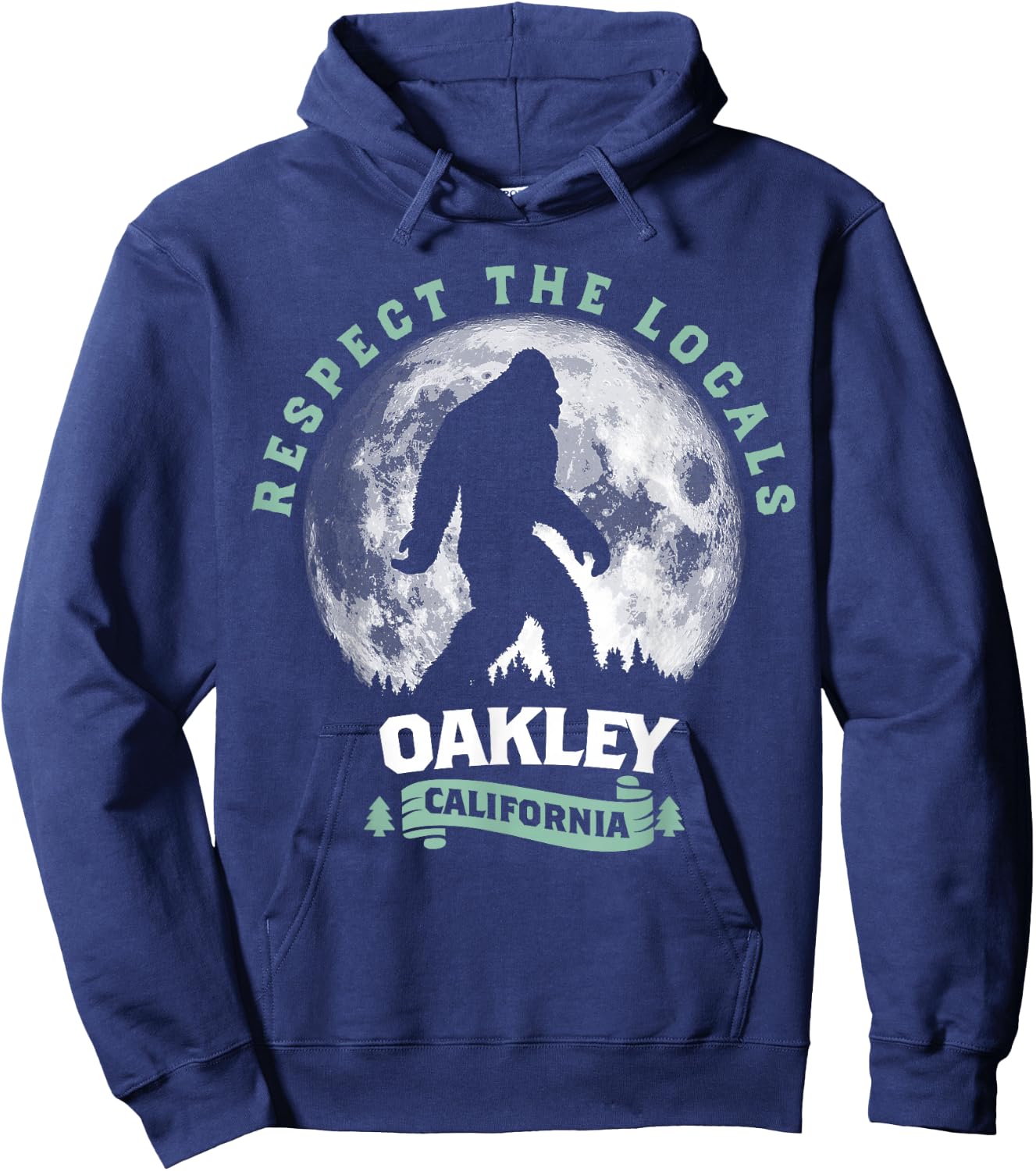 Oakley California Bigfoot Night Walk Retro Hoodie - Hoodie | Navy