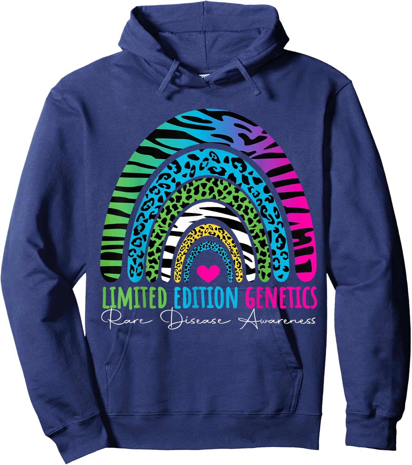 Limited Edition Genetics Rare Disease Awareness 2025 Hoodie - Hoodie | Navy