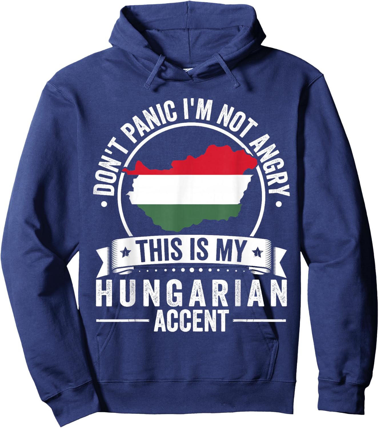 Hungarian Roots Funny Hungary Heritage Apparel Men Women Hoodie - Hoodie | Navy