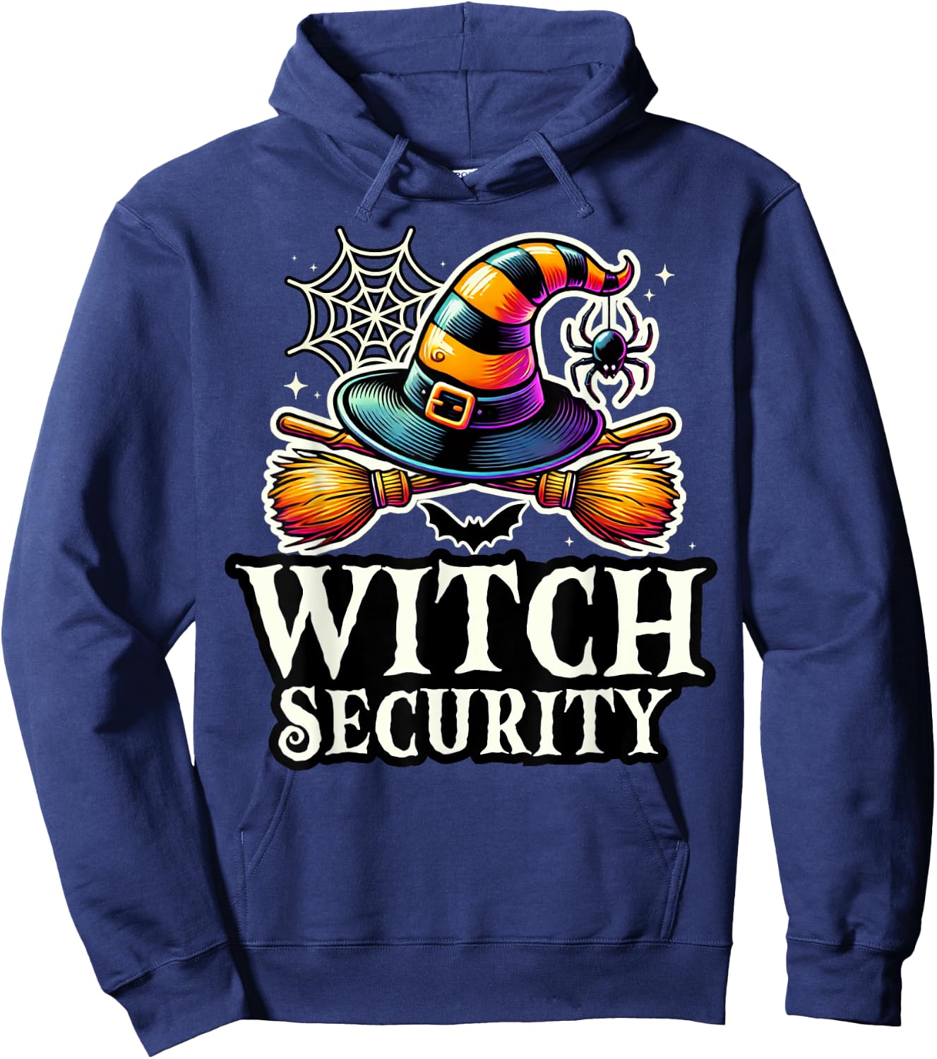 Witch Security Easy Husband Boyfriend of Fun Witches Costume Hoodie - Hoodie | Navy