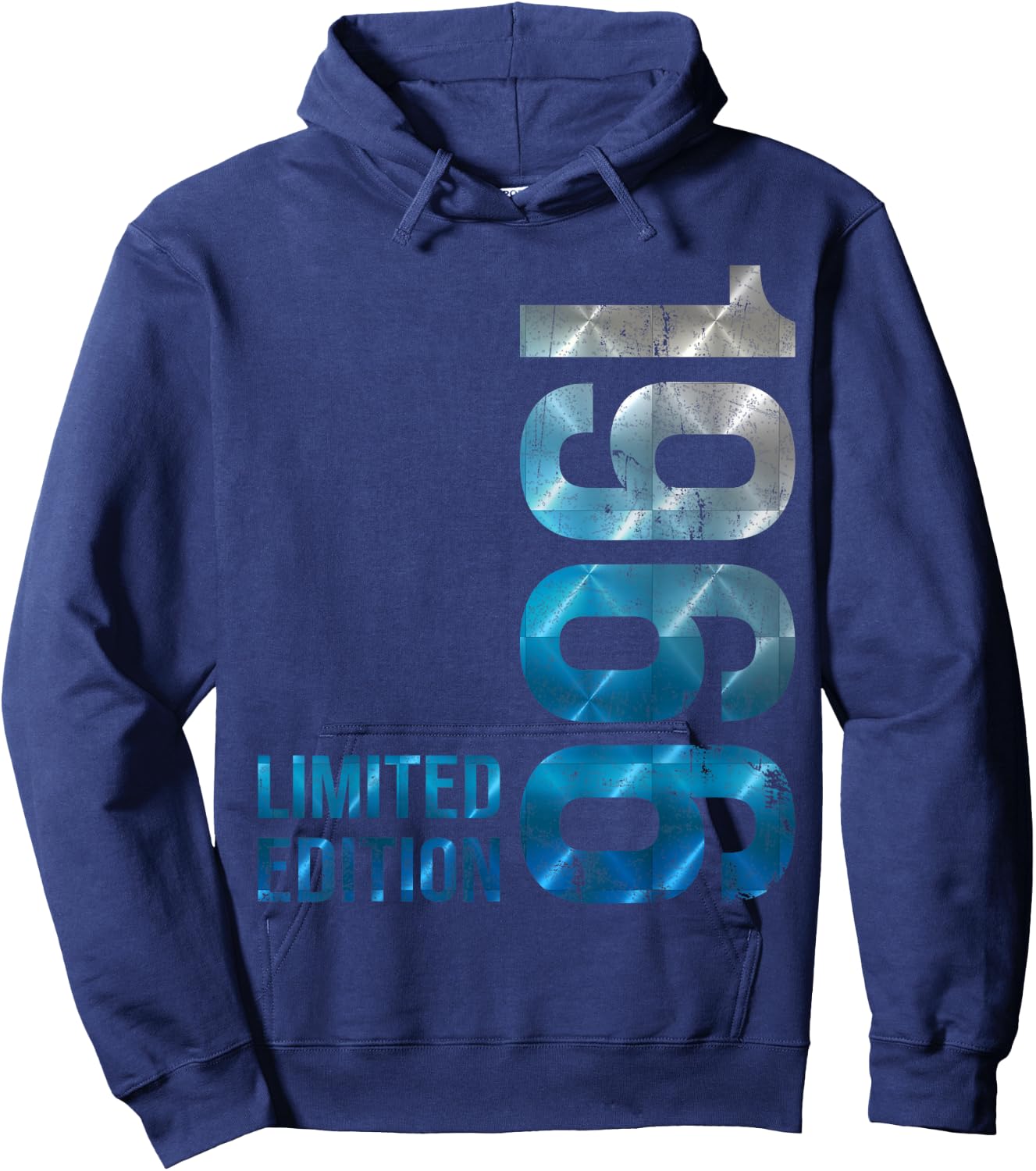60th Birthday Man Woman 60 Years 1966 Decorative Funny Gift Hoodie - Hoodie | Navy