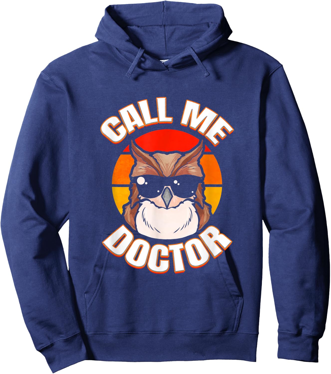 Doctor Graduate Owl Ph.D. Degree Doctorate Graduation Party Hoodie - Hoodie | Navy