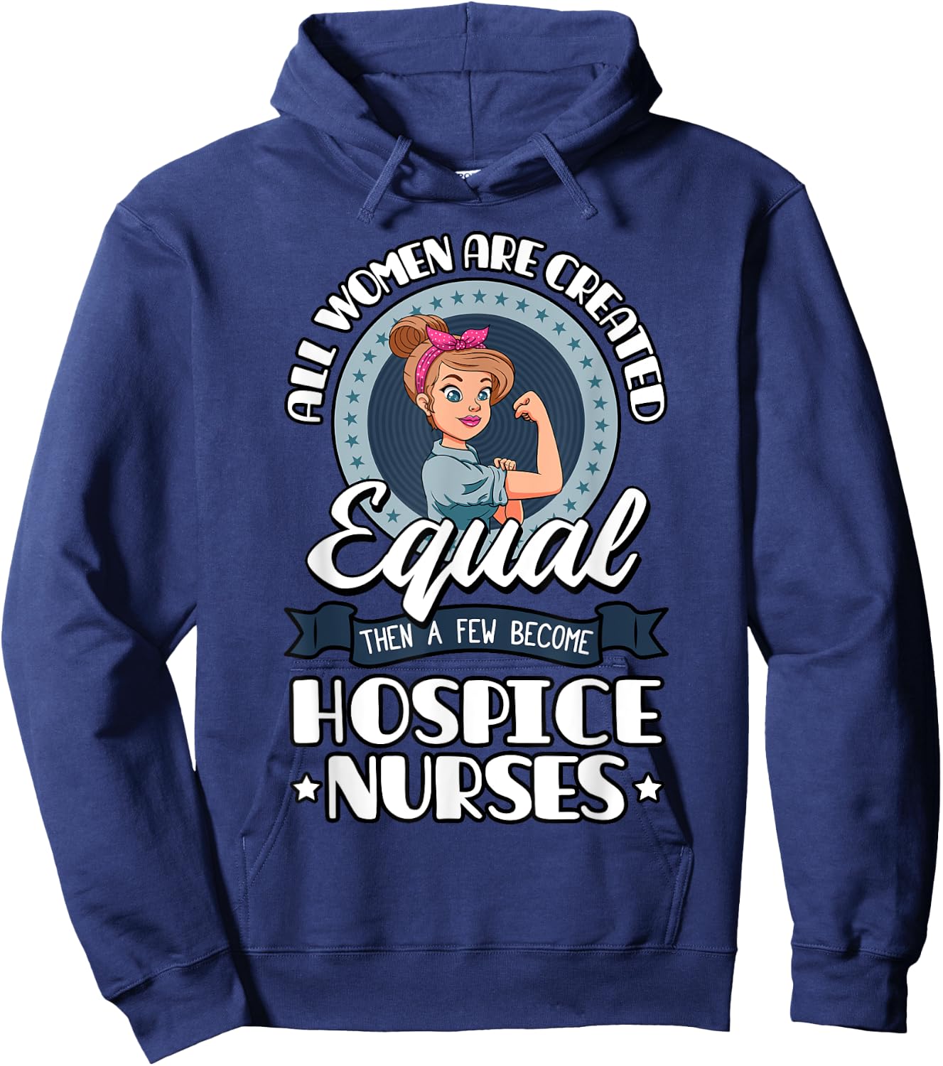 Hospice Nurse Women CHPLN CHPN Palliative RN Healthcare Hoodie - Hoodie | Navy