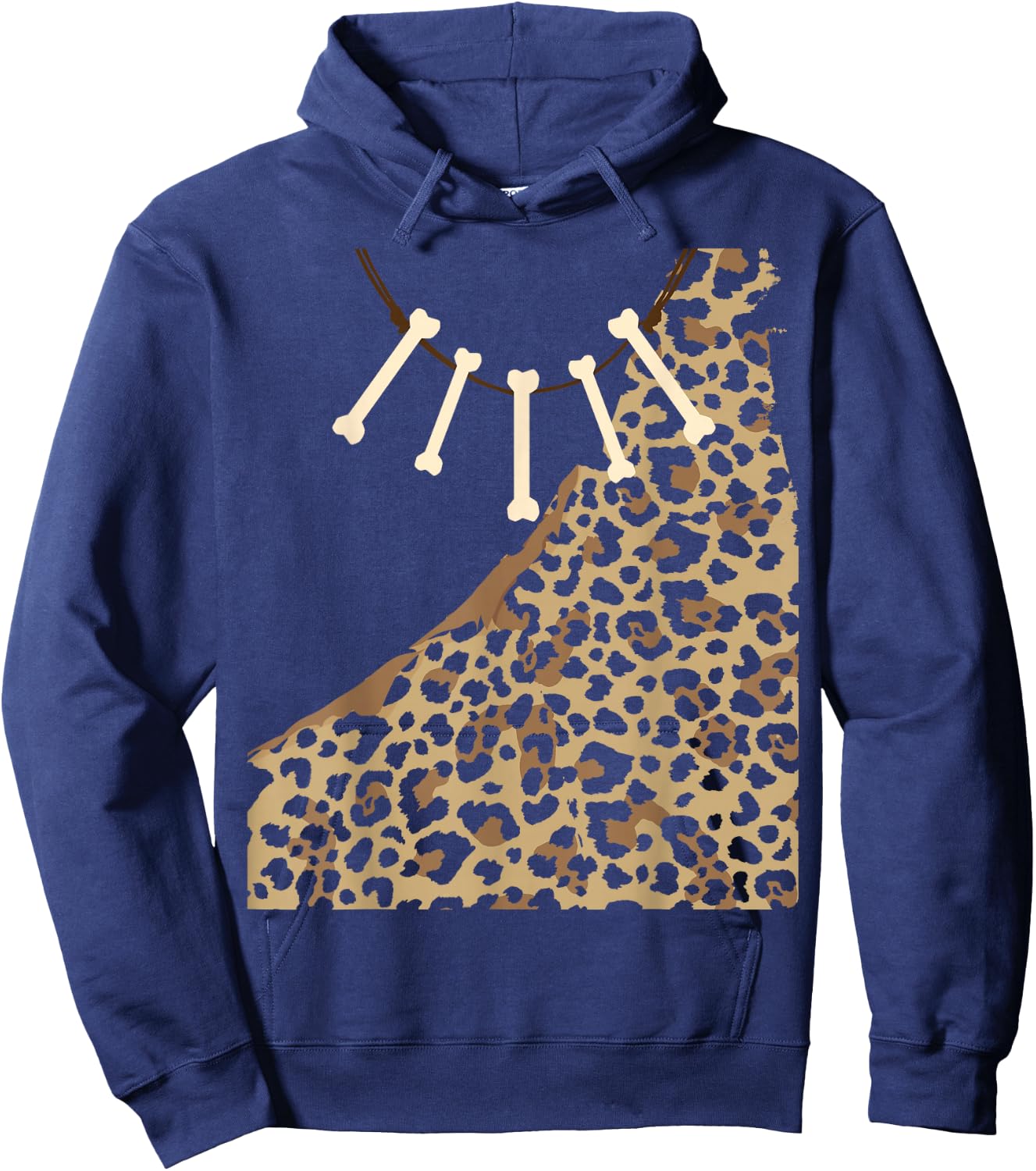 Caveman Costume Cosplay Cave Diving Hiker Explorer Hoodie - Hoodie | Navy