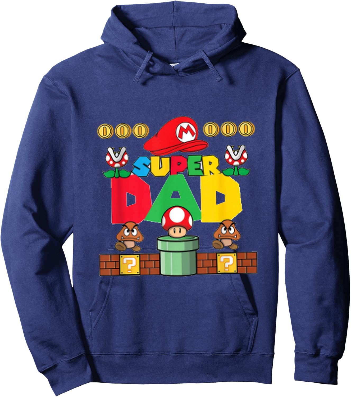 Amazing Papa Illustration Hoodie - Hoodie | Navy
