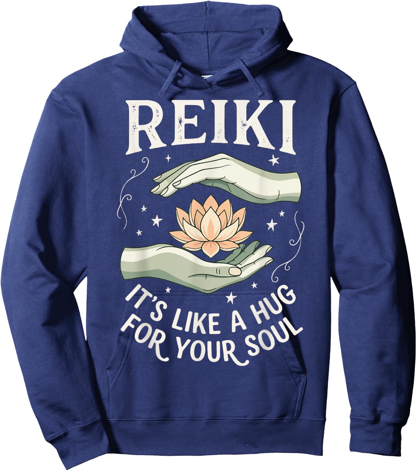 Reiki It's Like A Hug for Your Soul Hoodie - Hoodie | Navy