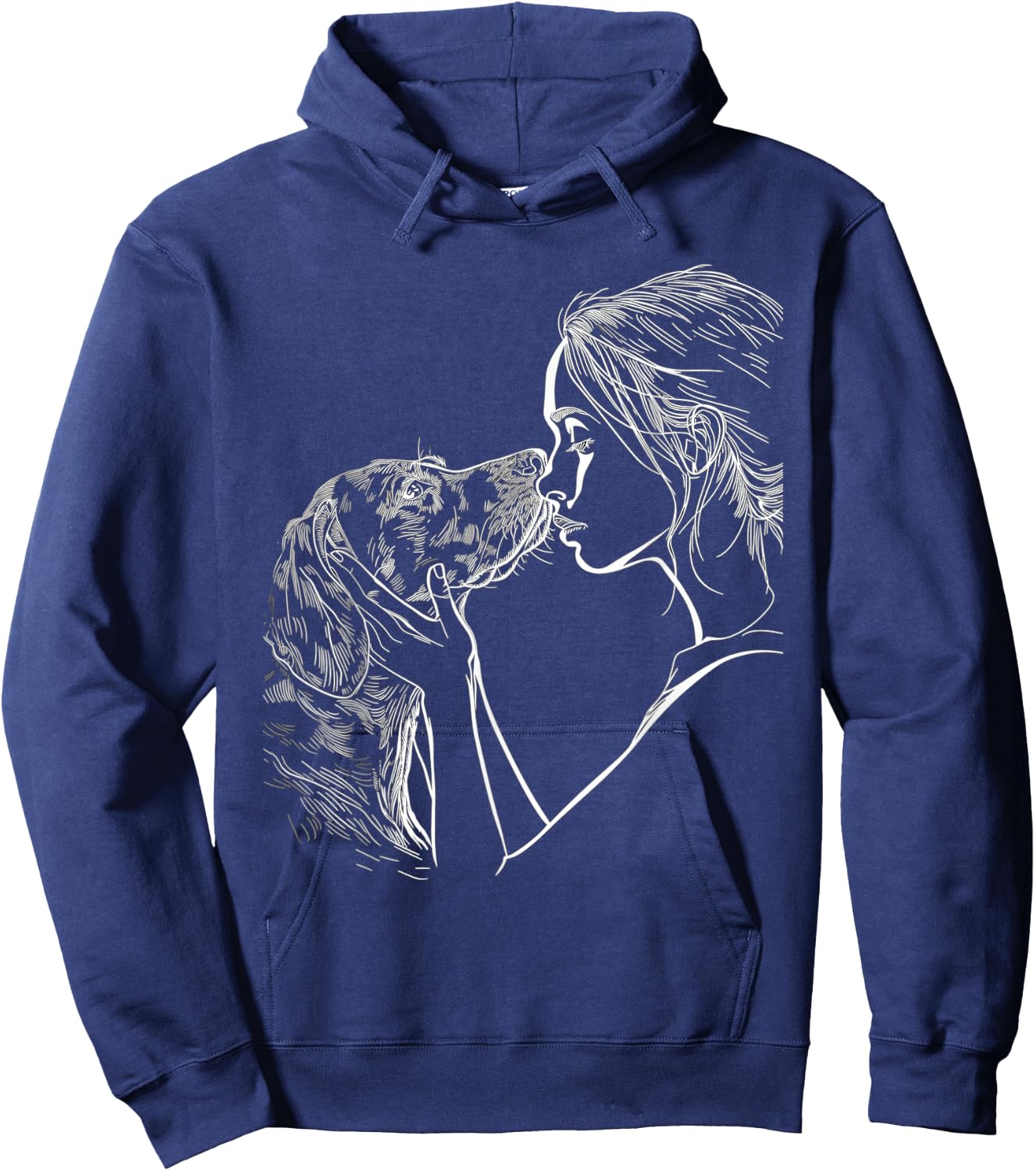 German Shorthaired Pointer Mom GSP Dog Lover Mother's Day Hoodie - Hoodie | Navy